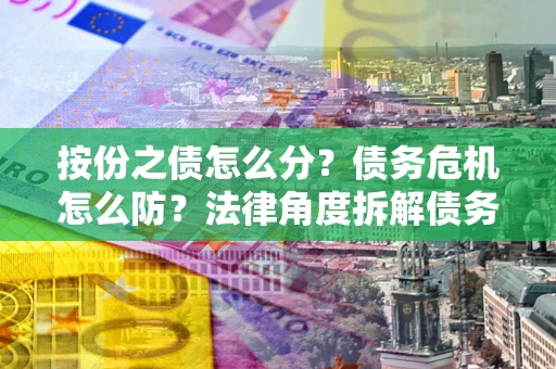 北京按份之债怎么分？债务危机怎么防？法律角度拆解债务分配与风险自保指南