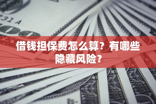 北京借钱担保费怎么算？有哪些隐藏风险？