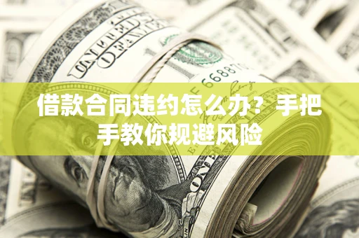 北京借款合同违约怎么办？手把手教你规避风险