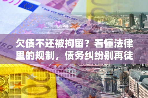 北京欠债不还被拘留？看懂法律里的规制，债务纠纷别再徒劳奔波