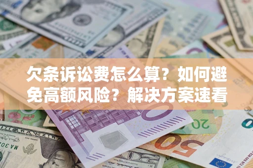 北京欠条诉讼费怎么算？如何避免高额风险？解决方案速看！