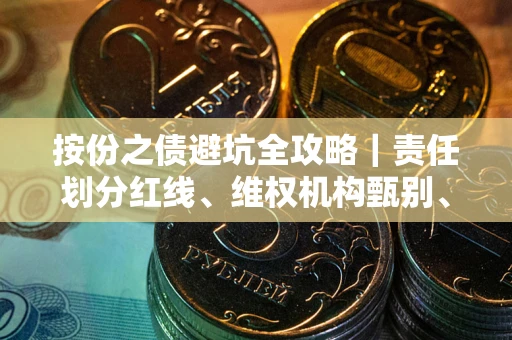 北京按份之债避坑全攻略｜责任划分红线、维权机构甄别、纠纷处理全流程拆解
