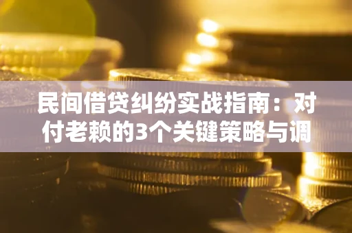 北京民间借贷纠纷实战指南：对付老赖的3个关键策略与调解盲区解析
